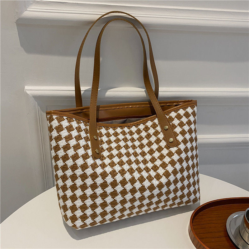 Decorative Woven Tote Bag Acalora
