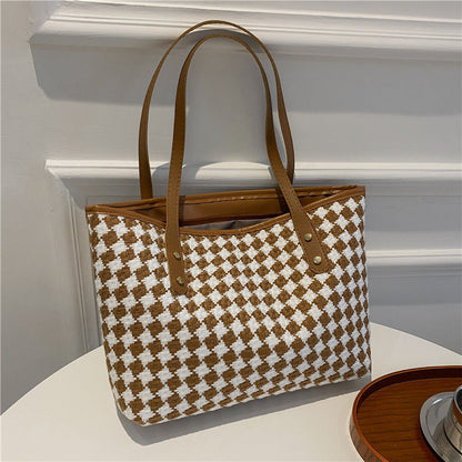Decorative Woven Tote Bag Acalora