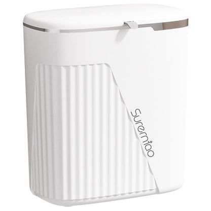 Women's compact wall-mounted bin with lid and odor-proof system Skanto
