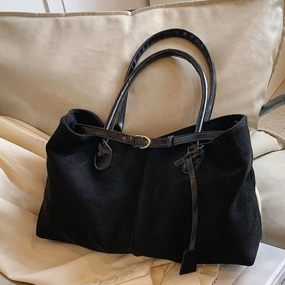 Suede Tote Bag Acalora