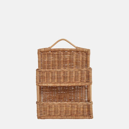Multi-Tiered Woven Storage Organizer Acalora