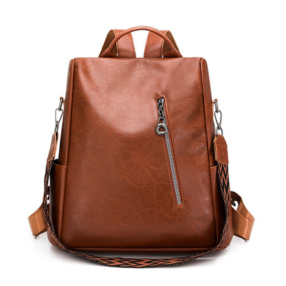 Elegant Faux Leather Backpack Acalora