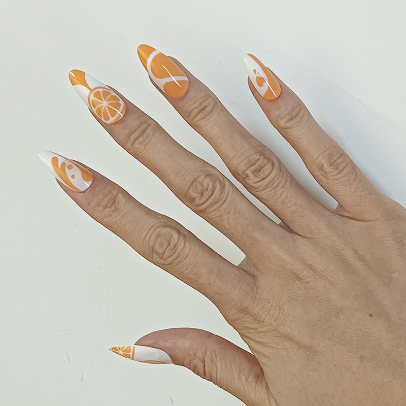 Artificial nail set with unique patterns Acalora