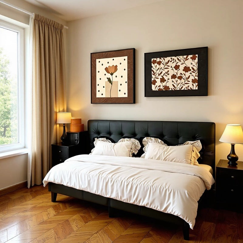 Contemporary Floral Wall Art Set