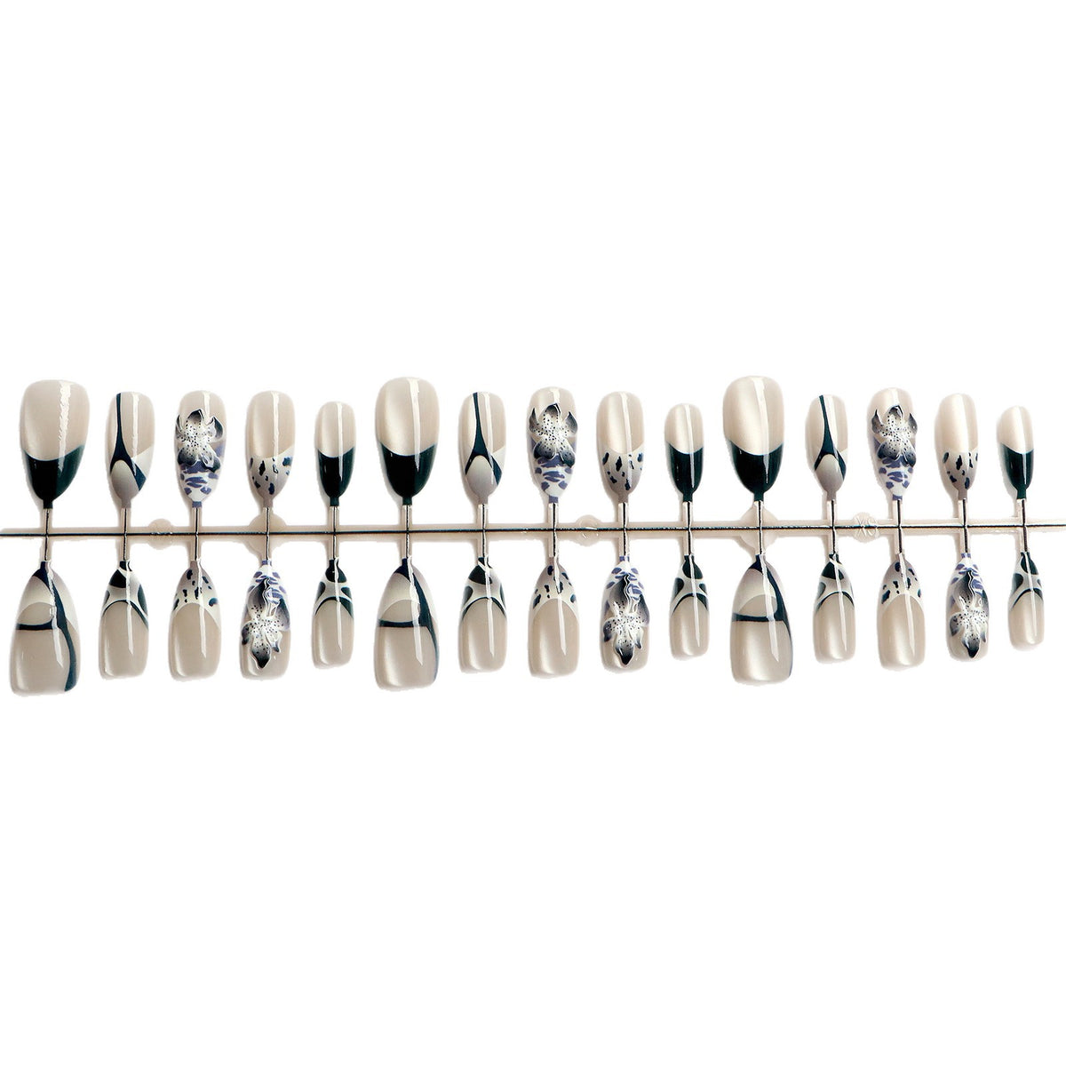 Artistic Floral Nail Art Set Acalora
