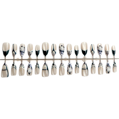 Artistic Floral Nail Art Set Acalora