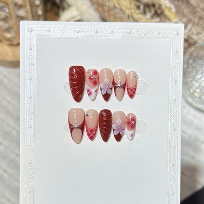Reusable Press-On Nail Set Acalora