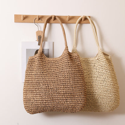 Handmade wicker tote bag with sturdy handles Bowlift