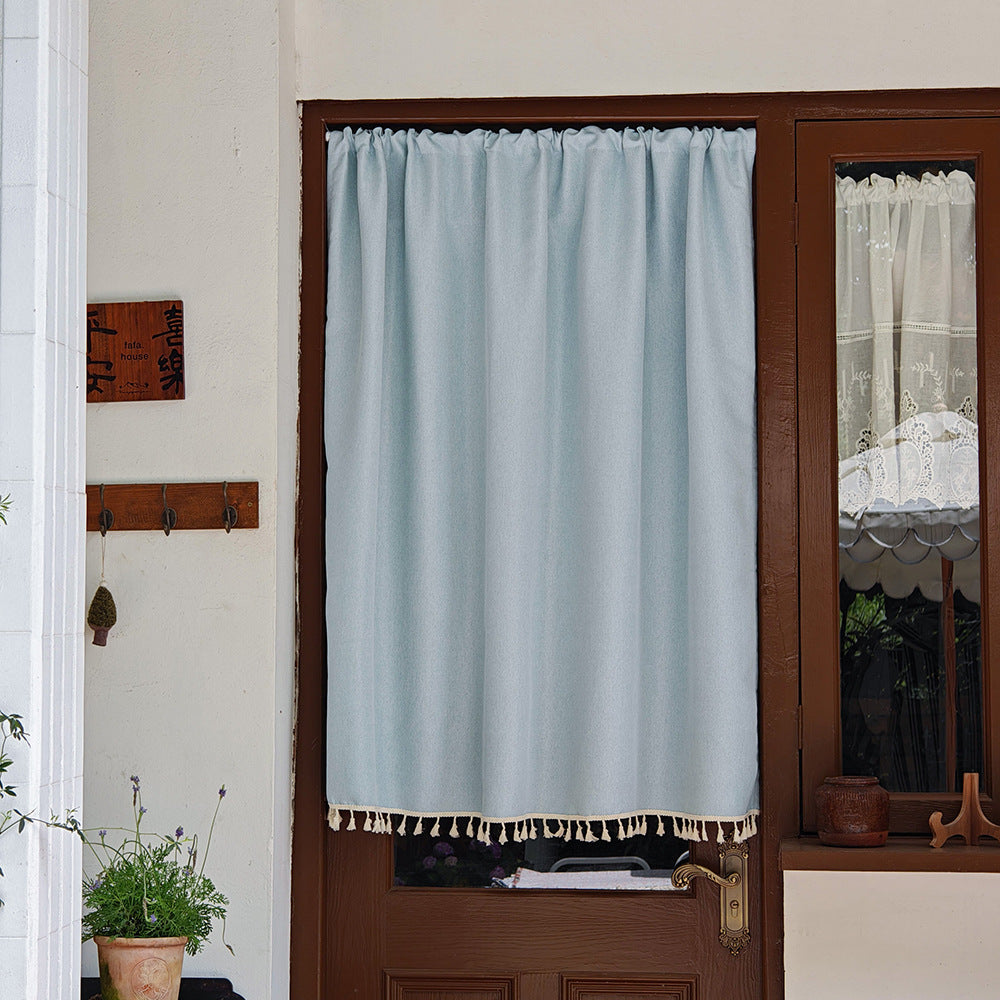 Elegant Textured Door Curtain