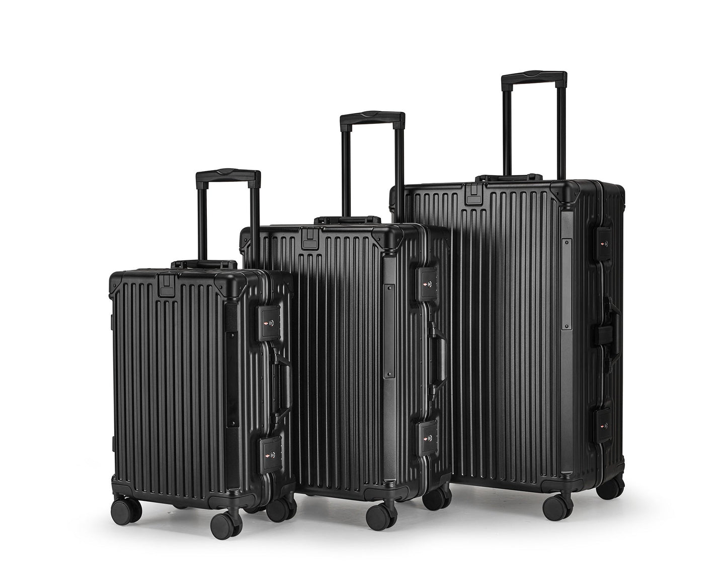 Unisex Aluminium Hard-shell Travel Luggage Set Brehn
