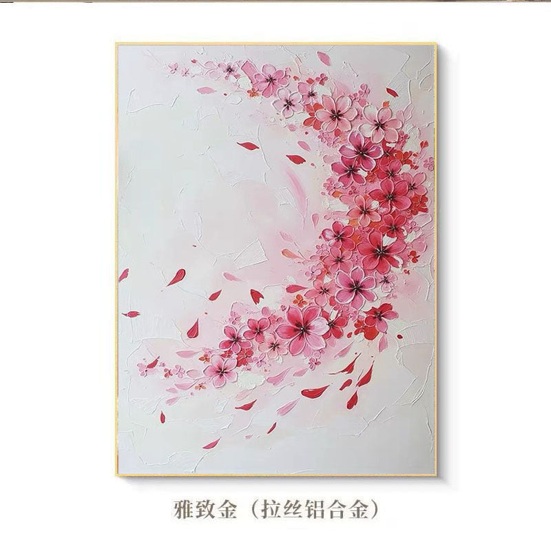 Textured Floral Wall Artwork