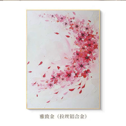 Textured Floral Wall Artwork