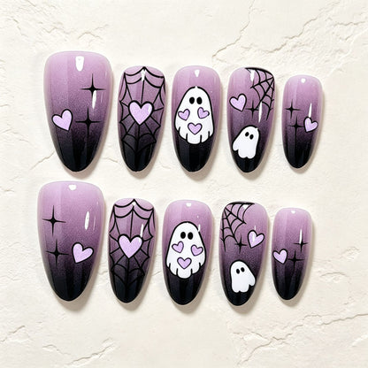 Halloween-Themed Nail Art Wraps Acalora