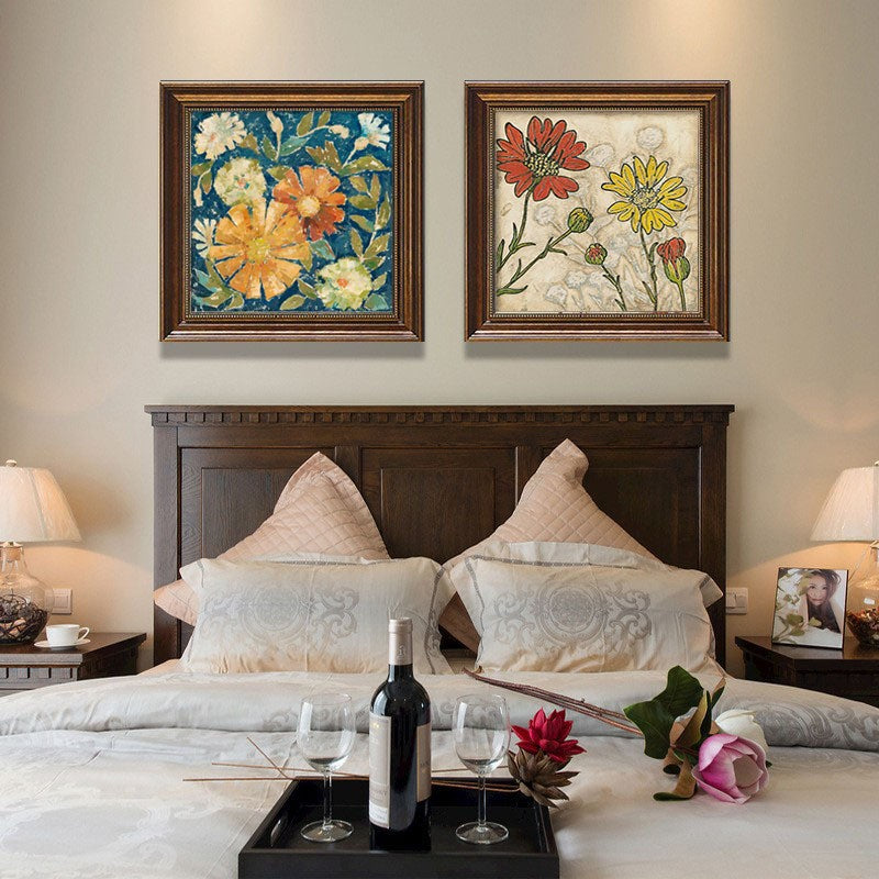 Elegant English-Decorated Flower Art