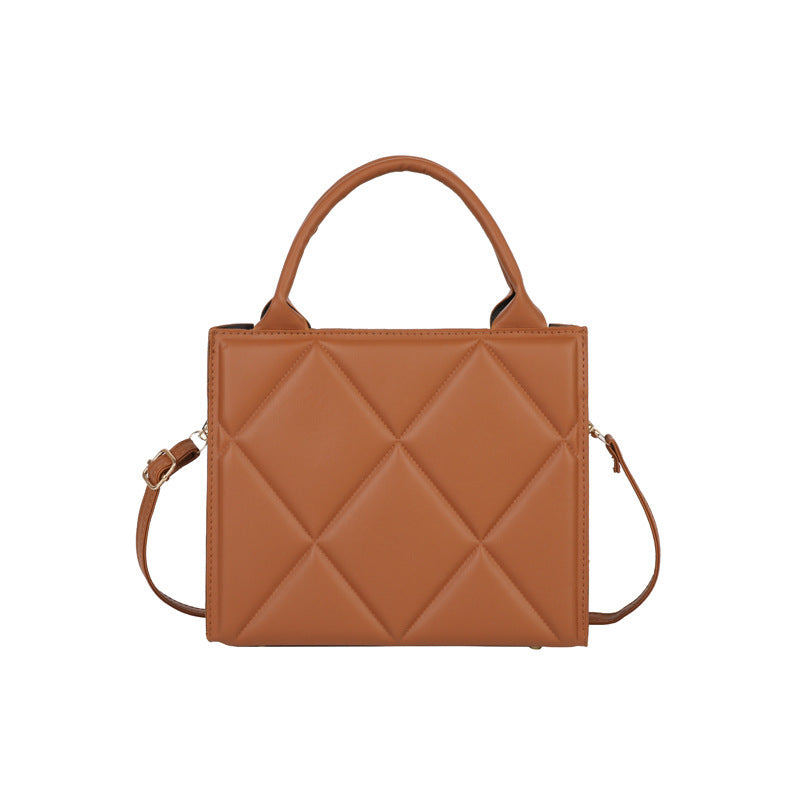 Quilted Leather Shoulder Handbag Acalora