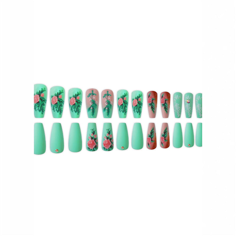 Artistic Floral Design Press-On Nails Acalora 1788434359