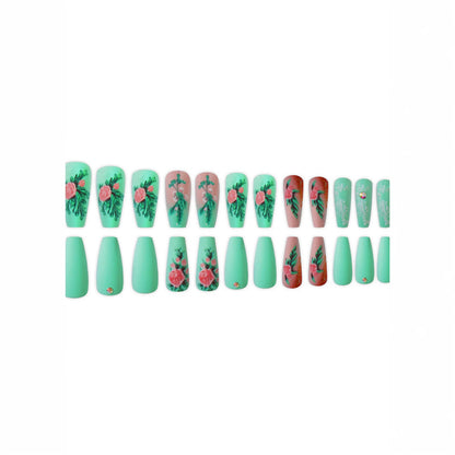 Artistic Floral Design Press-On Nails Acalora 1788434359