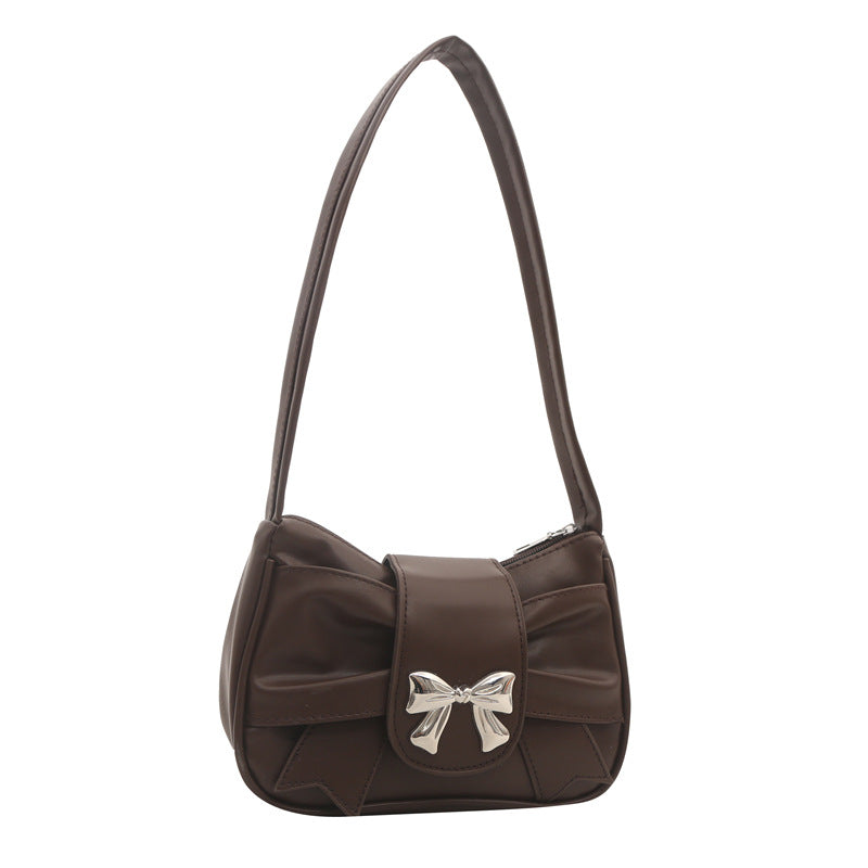 Elegant Bow Accent Shoulder Bag Acalora