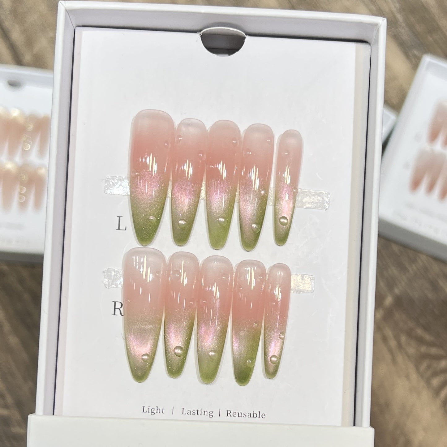 Stiletto Ombre Press-On Nail Set Acalora