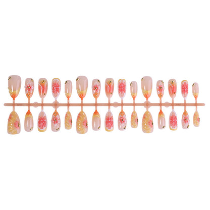 Decorative Floral Press-On Nail Set Acalora 1788495756