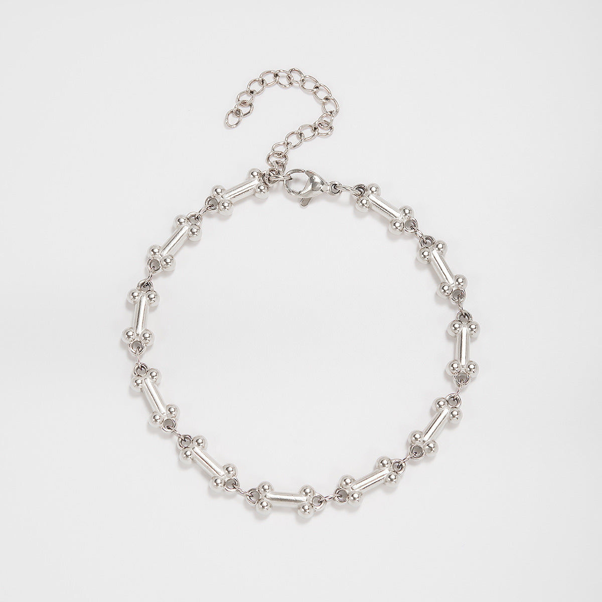Intricate Textured Chain Bracelet Acalora
