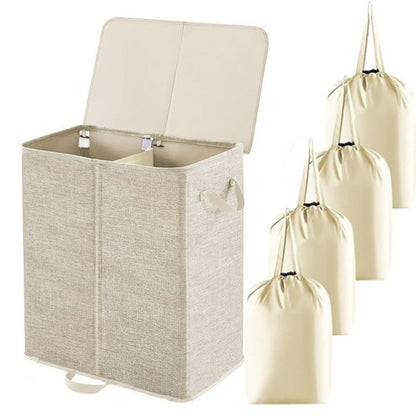 Laundry container with separating compartments Acalora