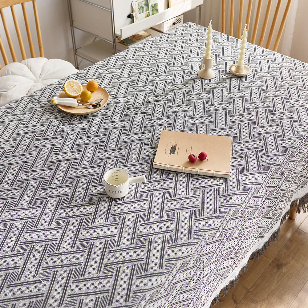 Elegant Textured Tablecloth  1788834190