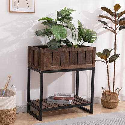 Wooden Planter Stand Acalora