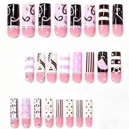 Artistic Statement Press-On Nail Design Acalora