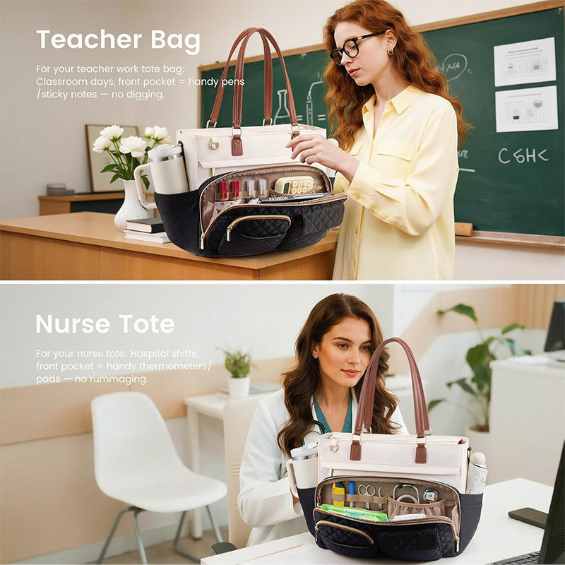 Multi-Functional Quilted Utility Tote Acalora