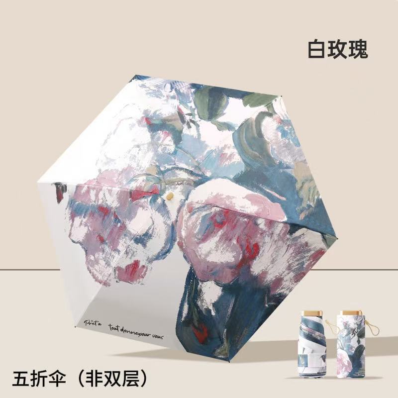 Women's compact UV protection umbrella with state-of-the-art folding mechanism Bowlift