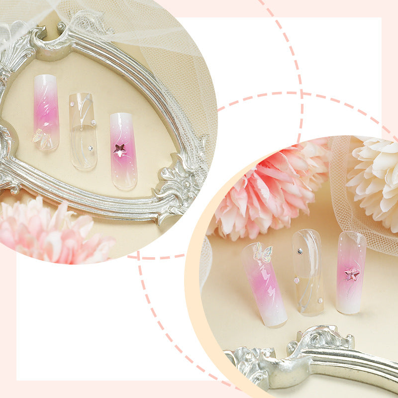 Gradient Press-On Nail Art Set Acalora