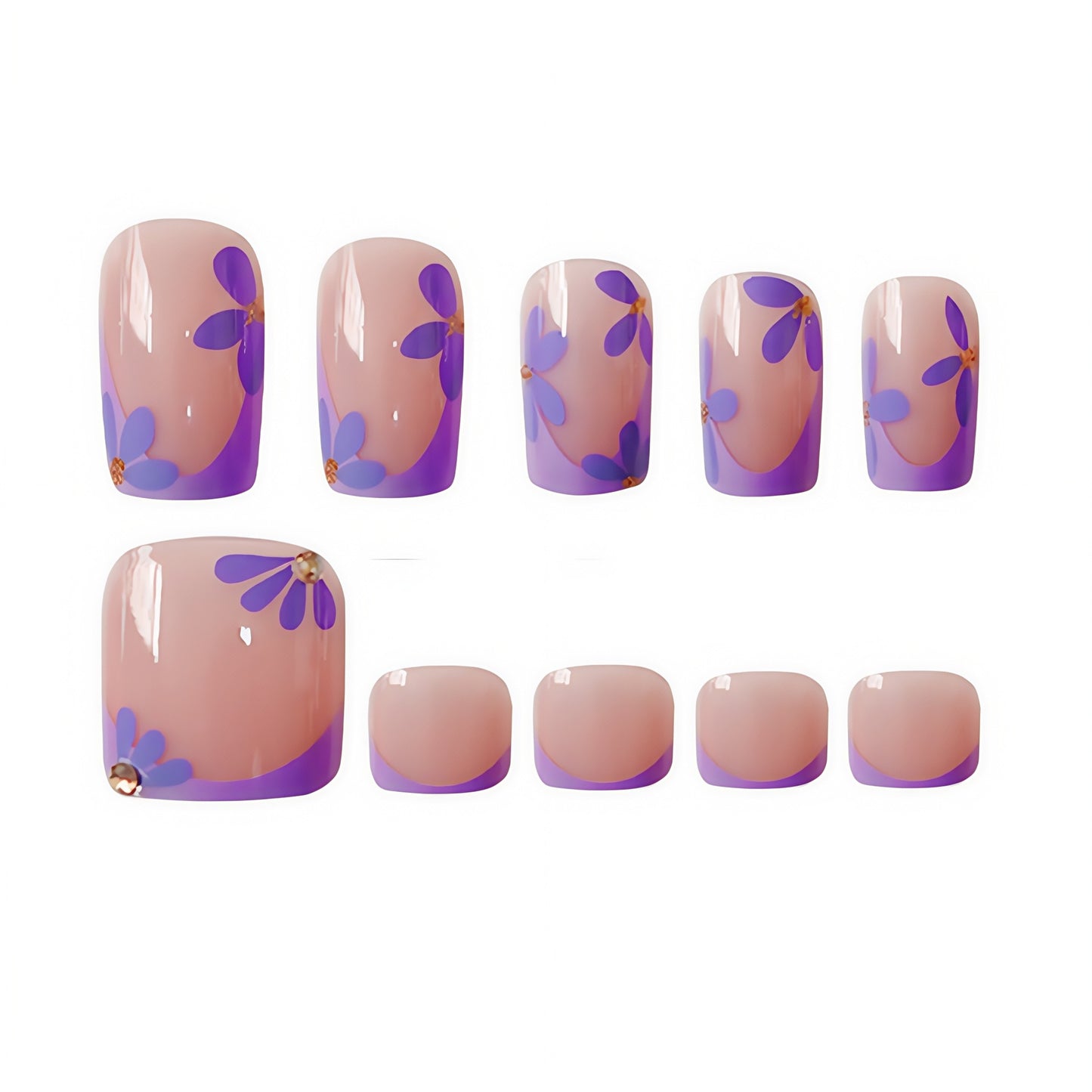 Artistic Nail Art Set with Glossy Finish Acalora