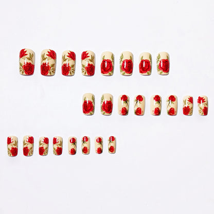 Floral Design Nail Wraps Acalora