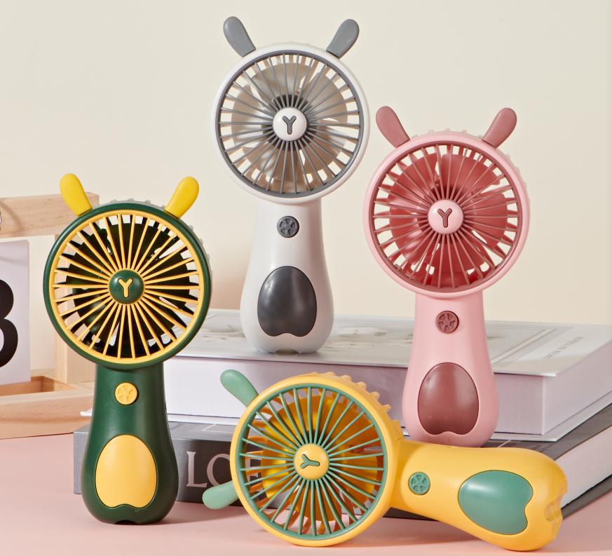 Unisex Portable Handheld Fan with Animal Design and USB Charging Function Brehn