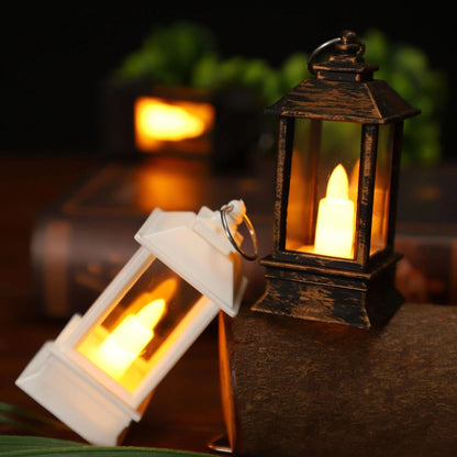 Compact LED Flicker Lantern Keychain and Tabletop Accent Acalora