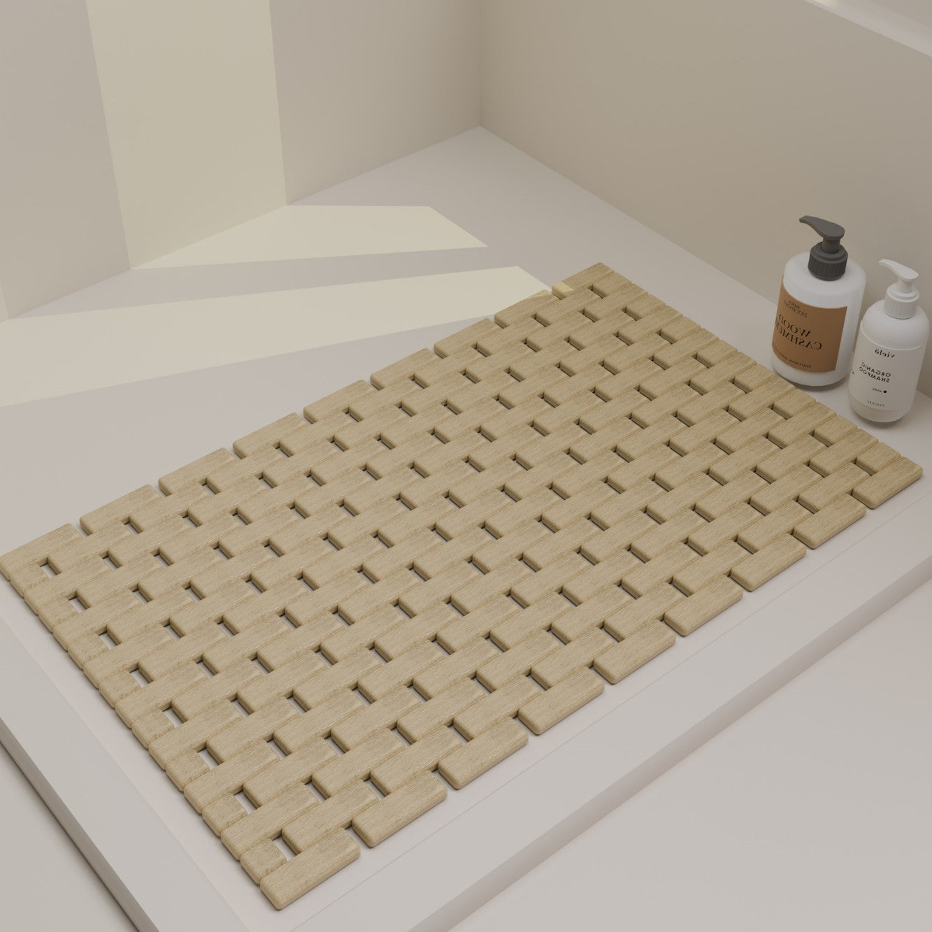 Stylish Woven Bath Mat