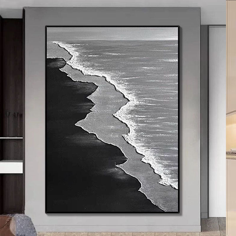 Modern Monochrome Canvas Artwork