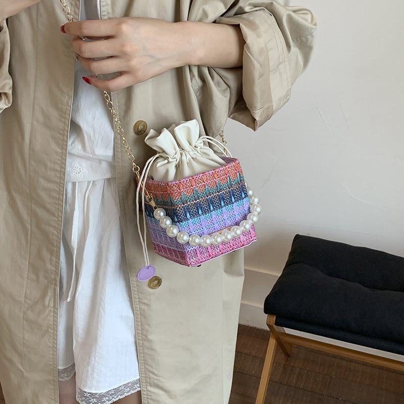 Charming Mini Drawstring Shoulder Bag Acalora