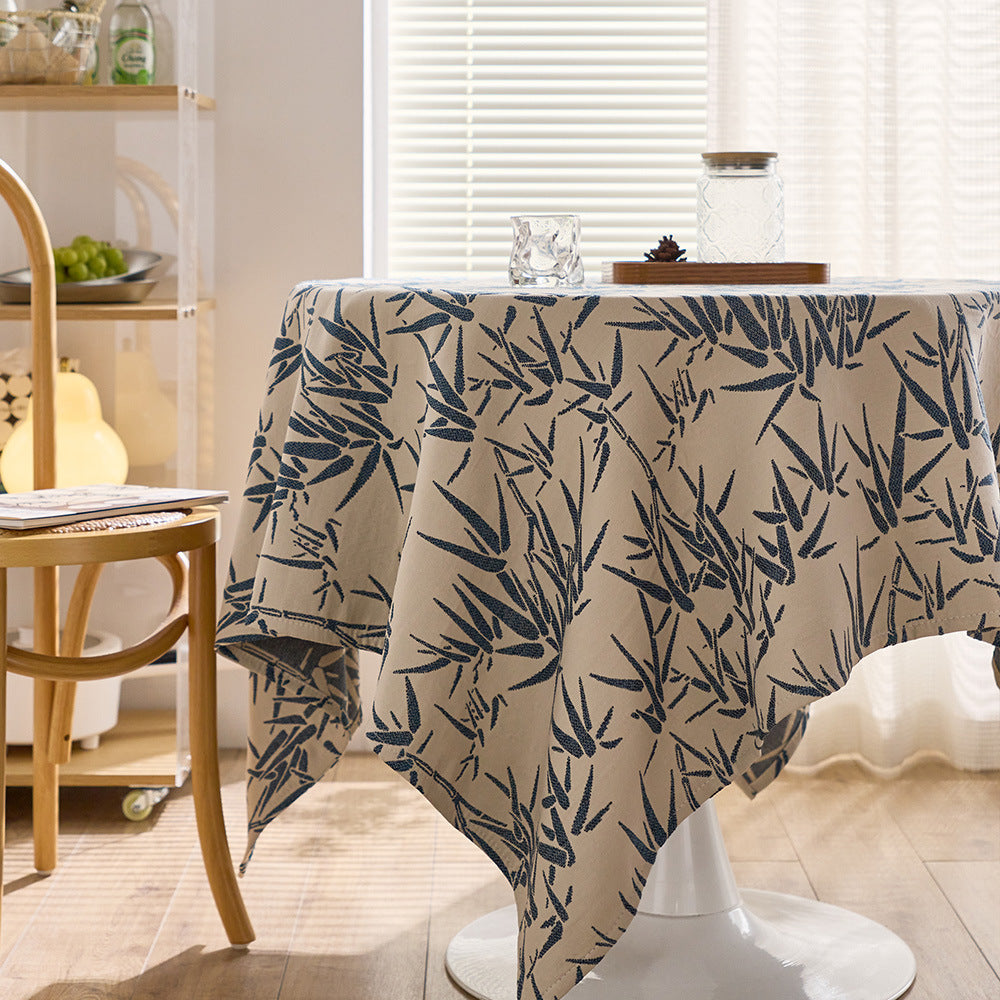 Bamboo Leaf Print Tablecloth