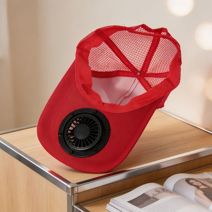 Unisex Cooling Hat with Integrated Solar Fan Karnz