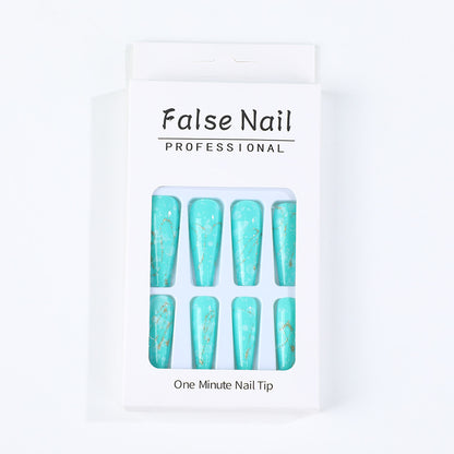 Artificial nails in elegant geometric design Acalora