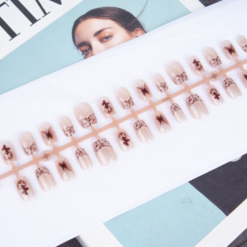 Artistic Ombre Press-On Nail Tips Set Acalora