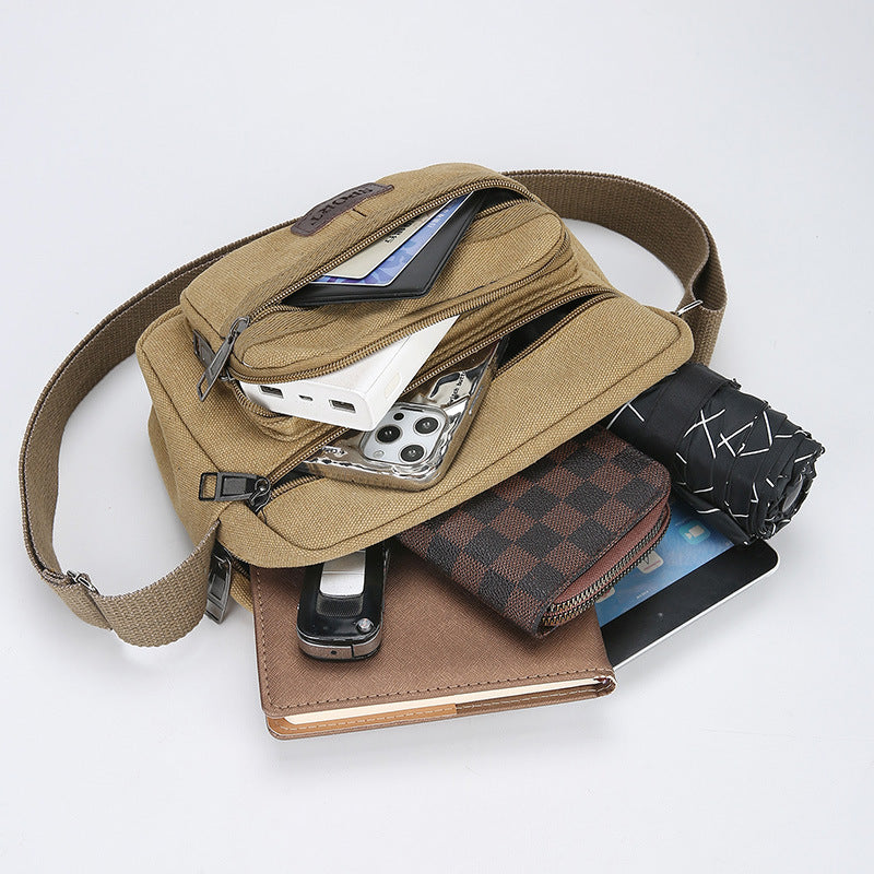 Versatile Multi-Pocket Sling Bag Acalora