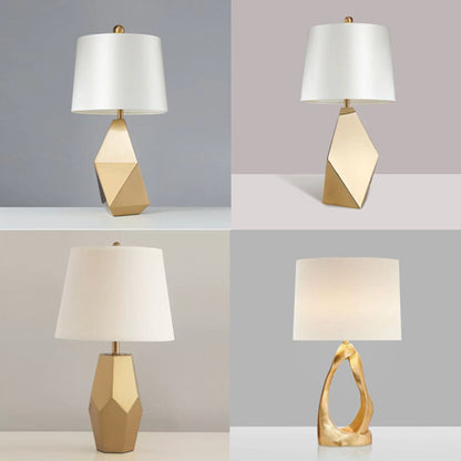 Geometric Table Lamp with Modern Design