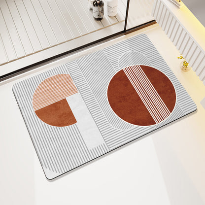 Non-Slip Modern Bath Mat Acalora
