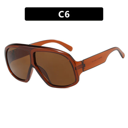 Women's oversized sunglasses in a fashionable tortoise pattern Karnz