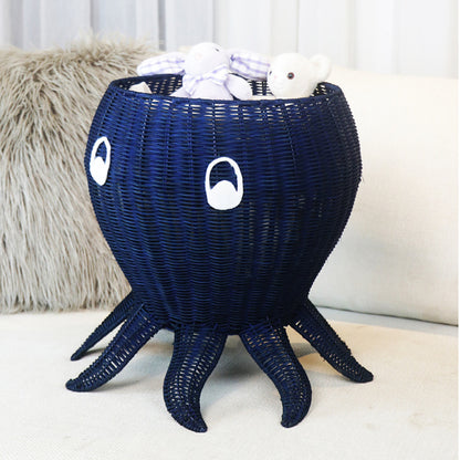 Cute Octopus-Shaped Woven Planter Acalora