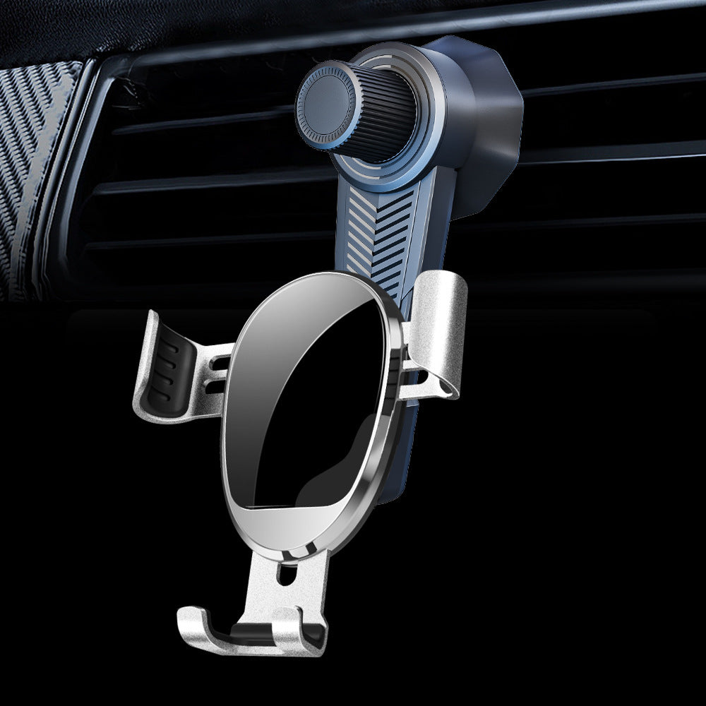 Adjustable gravity air vent smartphone car mount with full rotation joint Bowlift