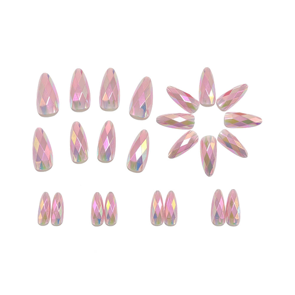 Artificial nails with radiant crystal design Acalora